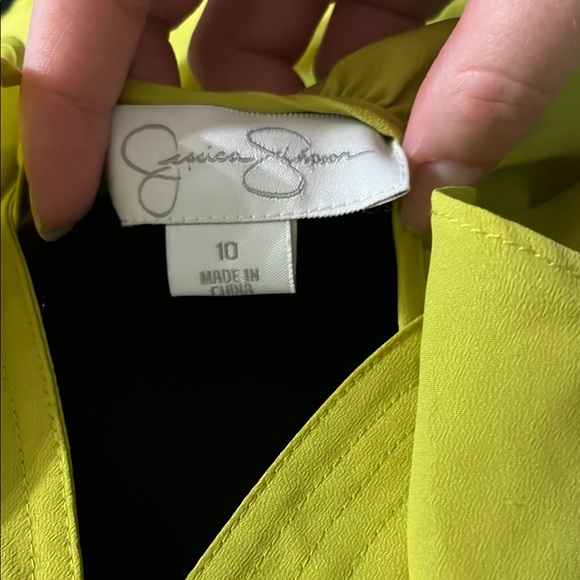 Lime Ruffled Dress - Picture 6 of 6